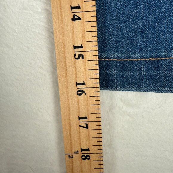 Seven7 Audrey Skimmer Jeans Womens Blue Capri Sz 14 Pants Stretch Mid Rise Denim - Picture 6 of 8